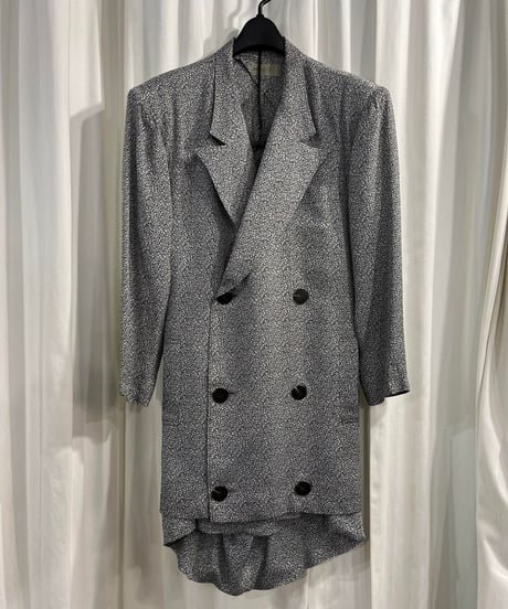 美品 マーク&ロナ ハウンドトゥース柄 セットアップ ブルー 40