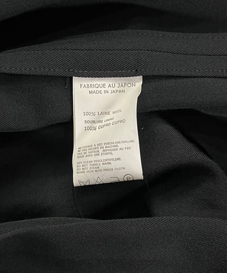 2007SS yohji yamamoto pour homme レイヤードノーカラーコート（HT-C04-112）