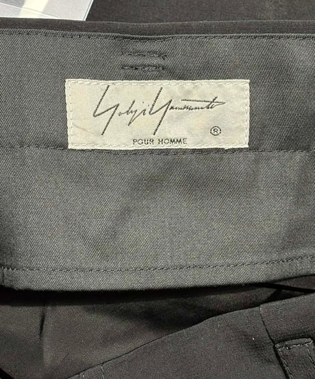 未使用 2019SS yohji yamamoto pour homme ファスナー付きパンツ（HH-P64-540）
