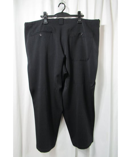 96aw yohji yamamoto pour homme vintage バックポケットデザイン ワイドパンツ（HG-P17-123）
