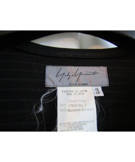 yohji yamamoto pour homme ボーダーTシャツ HV-T41-920