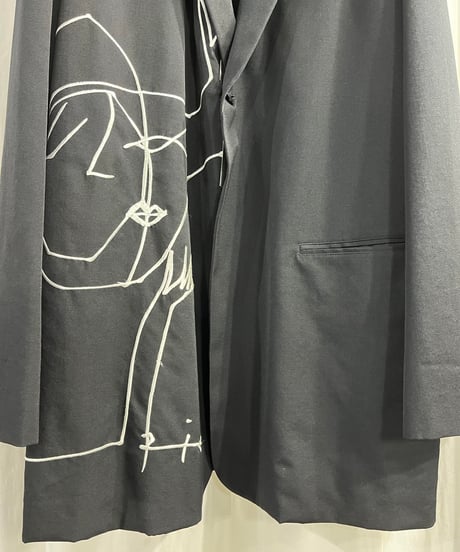 2016AW yohji yamamoto pour homme リエ刺繡ジャケット（HR-J22-130）