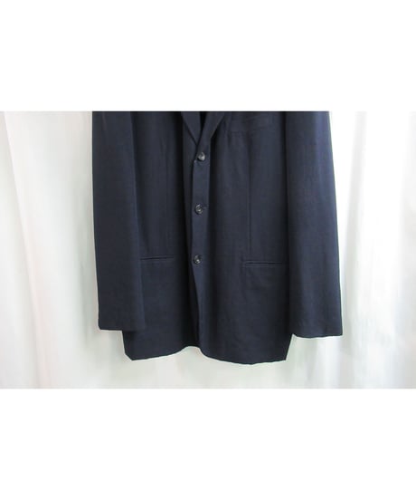 90's yohji yamamoto COSTUME D'HOMME 紺 変わりボタンセットアップ HJ-X03-128