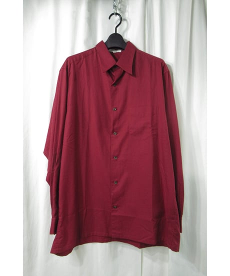 Y's for men SHIRTS yohji yamamoto 赤 コットン シンプルブラウス（MT-B30-058）