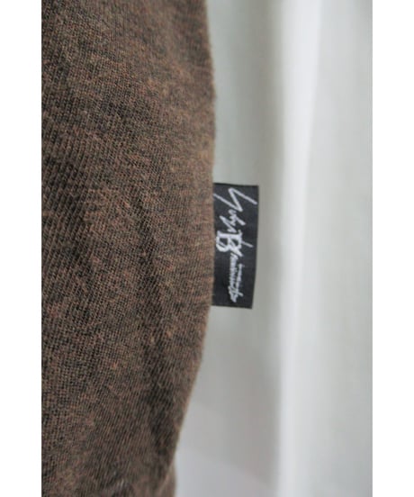 18aw B yohji yamamoto +noir ショルダーデザインノースリーブカットソー NV-T66-270