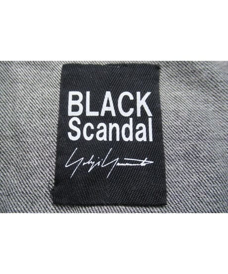 SAMPLE 16aw BLACK Scandal yohji yamamoto pour homme プリントデザインパンツ（HR-P46-840）