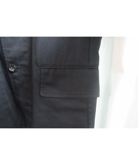 AD2001 COMME des GARCONS HOMME PLUS 黒 顔料 ロゴプリントセットアップ PE-J101