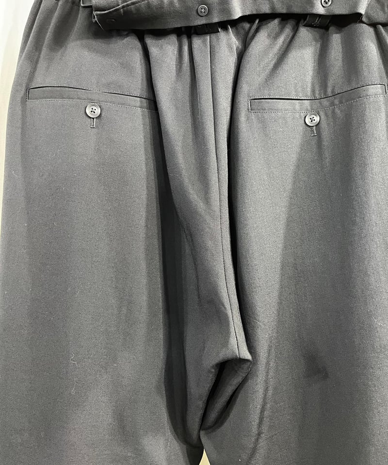 2018SS yohji yamamoto pour homme スカート付デザインパンツ （