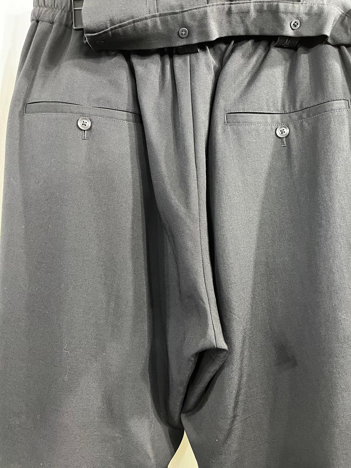 2018SS yohji yamamoto pour homme スカート付デザインパンツ （