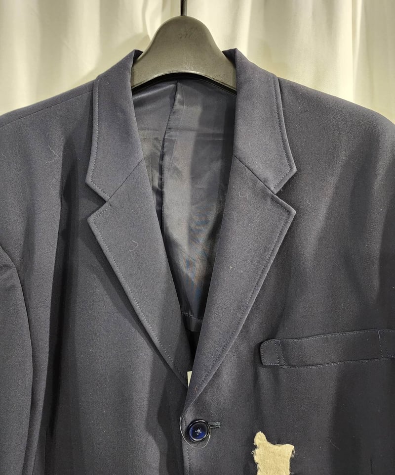 1990ss yohji yamamoto pour homme vintage 紺 犬刺繍ケ 1990ss yohji yamamoto pour homme vintage 紺 犬刺繍ケ