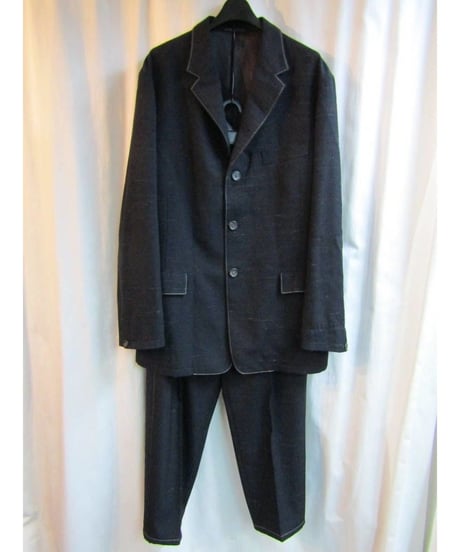97aw yohji yamamoto pour homme 蝋人形期 マーブルセットアップ