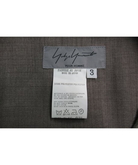 02ss yohji yamamoto pour homme SAEKO 女優シリーズ プリントブラウス HE-B66-975