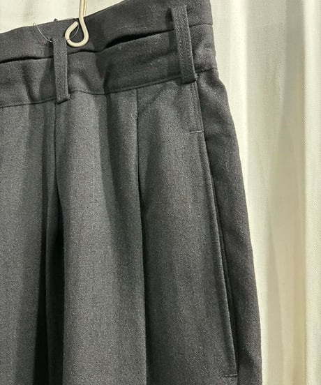 1980's yohji yamamoto pour homme vintage 丸文字ロゴ ウールパンツ（H-P-230xxx）