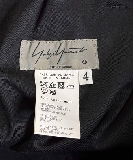 2018AW yohji yamamoto pour homme サルエルスカート（HV-S15-100）