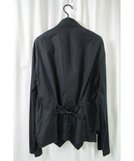 未使用 yohji yamamoto POUR HOMME スリーブ切替え スイングトップブラウス（HO-Y03-807）