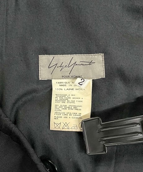 2016SS yohji yamamoto pour homme ワイドサルエルパンツ（HO-P20-101）