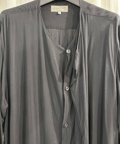 2020SS yohji yamamoto pour homme レ－ヨンブラウス（HN-B12-201）
