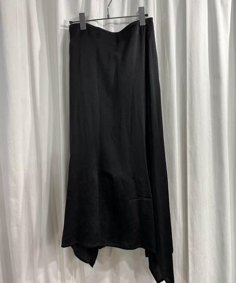 2015SS yohji yamamot +NOIR シルクデザインスカート（NU-S10-423）