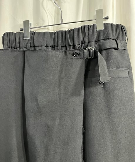 2015AW yohji yamamoto pour homme レイヤードラップパンツ（HY-P07-803）