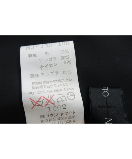 yohji yamamoto +noir デザインショートジャケット（NJ-J13-108）