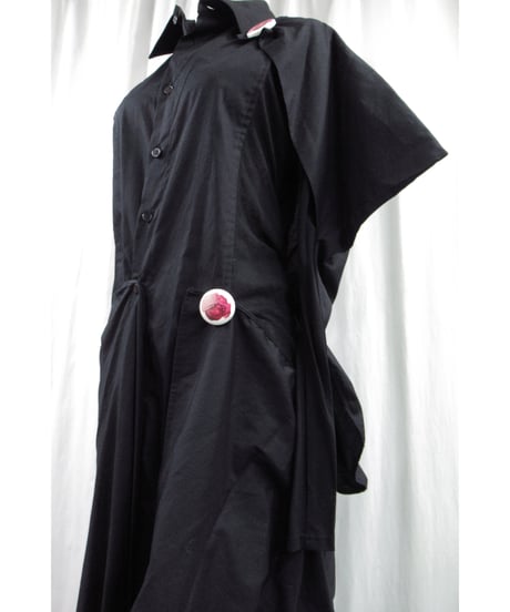 未使用 20ss yohji yamamoto femme マグネット付き 変形デザインドレス（FN-D17-801）