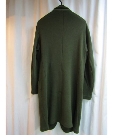 Y's yohji yamamoto カーキ ニットロングジャケット YV-J01-157