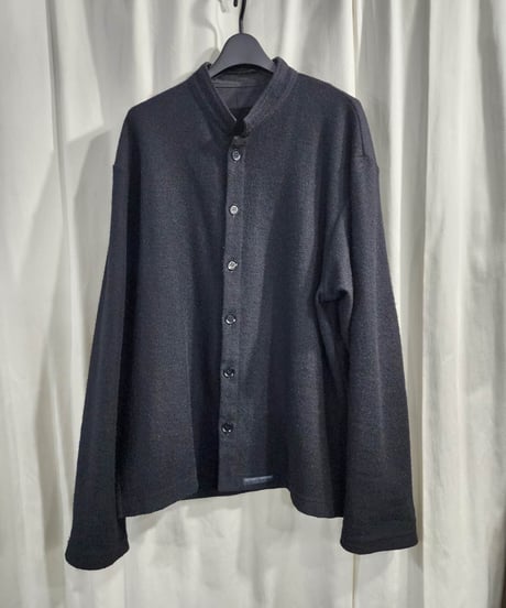 14aw REGULATION Yohji Yamamoto 黒 スタンドカラーニット (HF-T61-171）