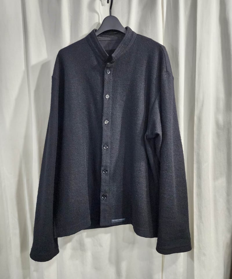 14aw REGULATION Yohji Yamamoto 黒 スタンドカラーニット (HF