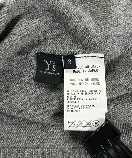 Y's yohji yamamoto カーディガン（YO-K30-556）