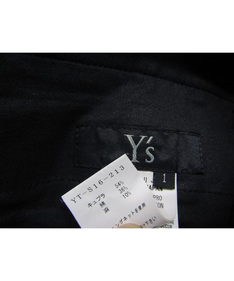Y's yohji yamamoto アシメトリーデザインスカート YT-S16-213