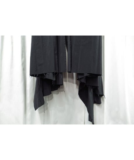 17aw yohji yamamoto femme プリーツデザイン アシメトリーセットアップ（FK-J05-901/FK-S02-901）
