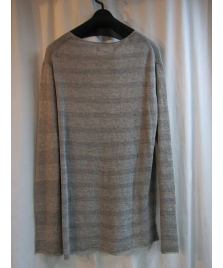 新品未使用 11aw yohji yamamoto pour homme ラメボーダーニット HP-K45-371