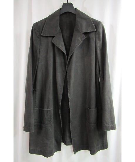 Y's yohji yamamoto カーキ ボタンレスシンプルジャケット YM-J15-055