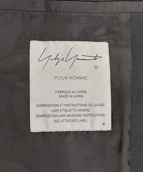2021SS yohji yamamoto pour homme デザインジャケット（HD-J72-104）