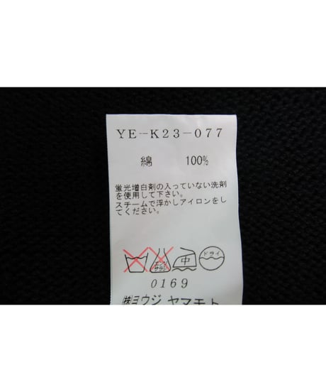Y's yohji yamamoto ボートネックデザインニット YE-K23-077