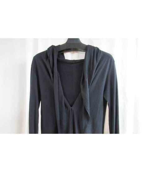 Y's yohji yamamoto フード付カットソーカーディガン YJ-T06-260