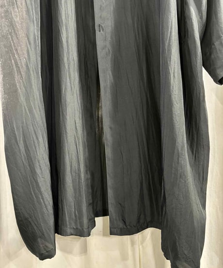 難あり 2018SS yohji yamamoto pour homme 内田すずめ シルクロングシャツ（HW-B39-408）
