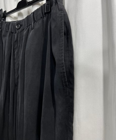 2020SS yohji yamamoto pour homme ウエスト＆裾ゴムパンツ（HN-P32-222）