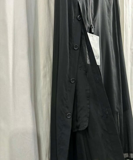 2025SS yohji yamamoto pour homme ロングベスト（HP-V05-233）