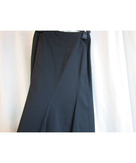 yohji yamamoto +noir 切り替えデザインフレアスカート NB-S26-210