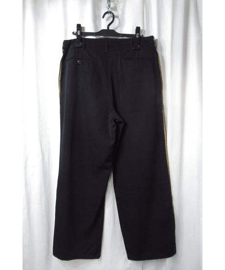 Y’s for men yohji yamamoto 紺 サイドデザイン テパードパンツ（ME-P08-100）