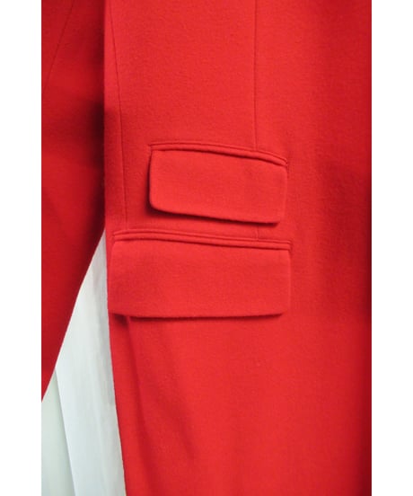 レア 09aw yohji yamamoto pour homme 赤 ケルベロス ドクタージャケット HZ-J67-149