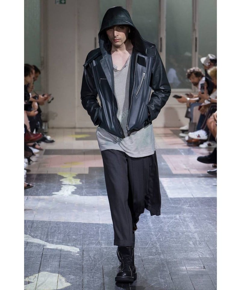 2018SS yohji yamamoto pour homme スカート付デザインパンツ （