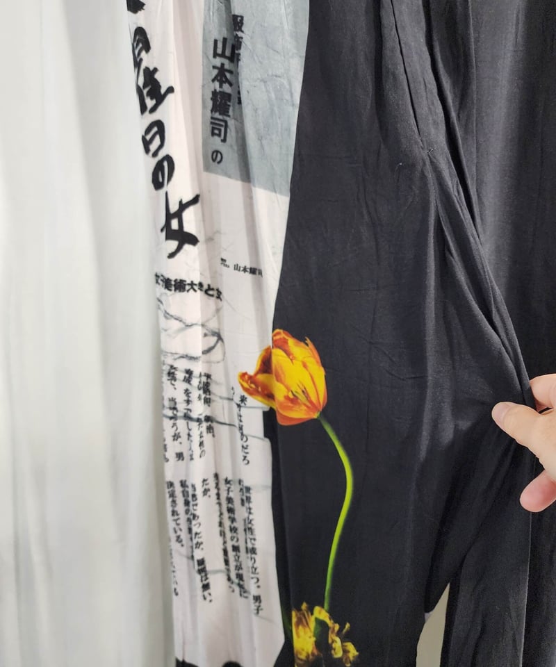 2019ss yohji yamamoto pour homme プリントパンツ （HH-P2