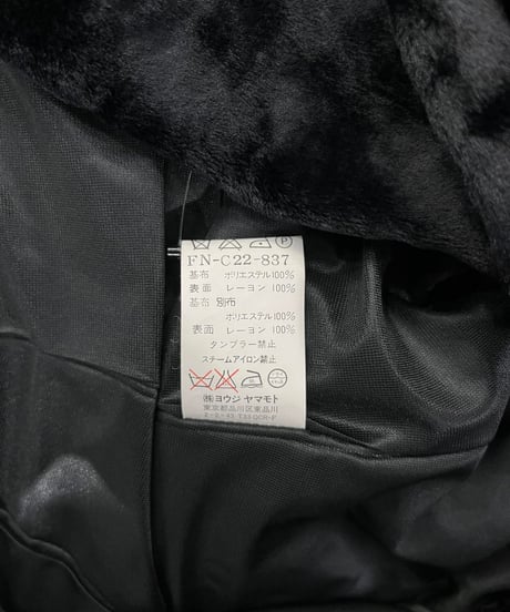 2005AW yohji yamamoto femme ベルベットコート（FN-C22-837）