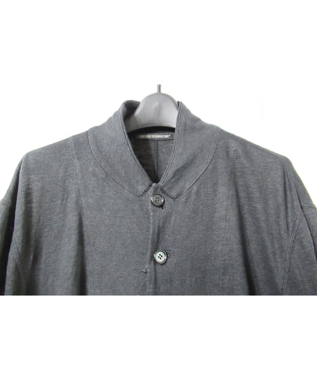 10ss yohji yamamoto pour homme 麻 スタンドカラージャケット（HJ-J60-352）