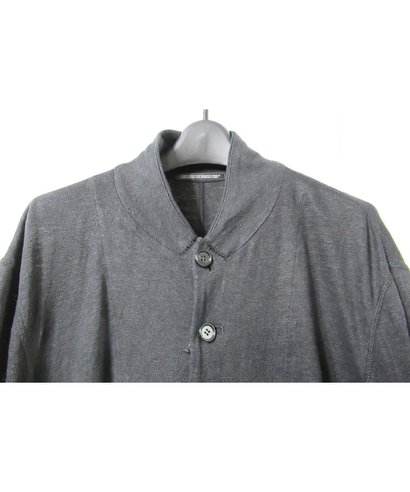 10ss yohji yamamoto pour homme 麻 スタンドカラージャケット（H