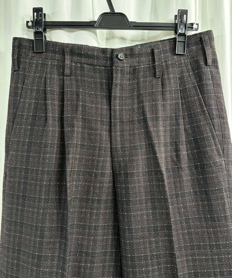 1996AW yohji yamamoto pour homme vintage 2タックパンツ（HG-P03-102）