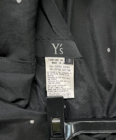 Y's yohji yamamoto 肩ひもワンピース（YO-D12-212）
