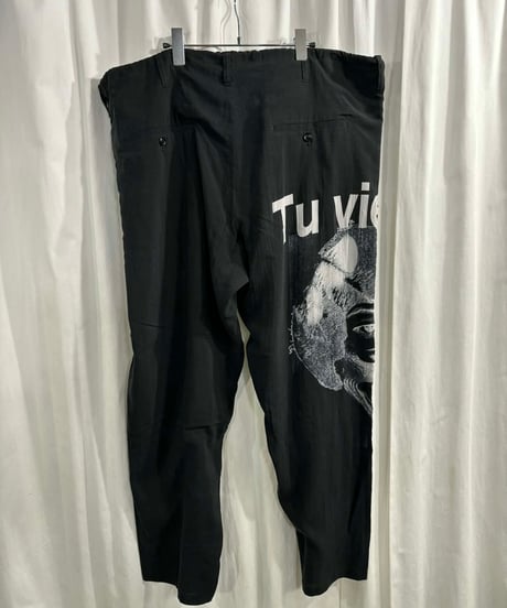 未使用 BLACK Scandal yohji yamamoto 般若プリント紐パンツ（HV-P50-205）